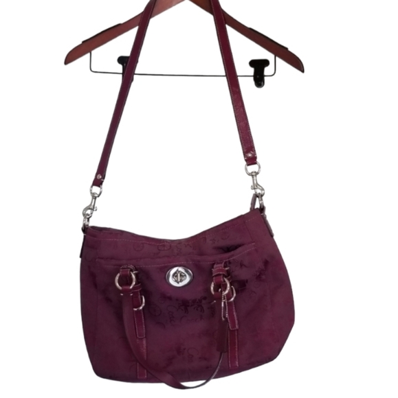 authentic COACH purple bag - Picture 4 of 10